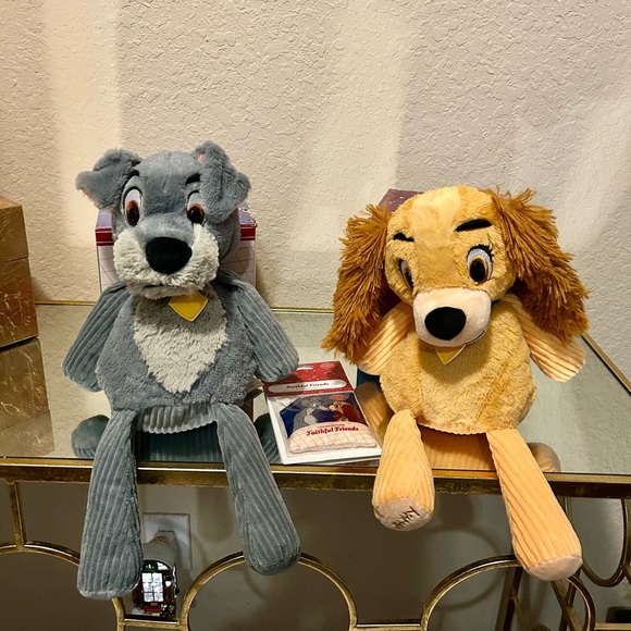 Scentsy Buddies Lady & the Tramp plus scent pouch - Picture 2 of 2